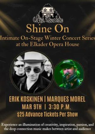 Cabin Concerts: Erik Koskinen & Marques Morel